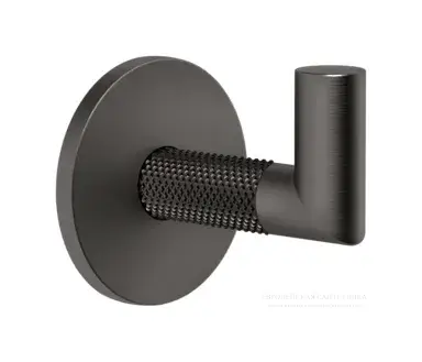 Крючок Gessi Anello настенный, цвет Black Metal Brushed PVD