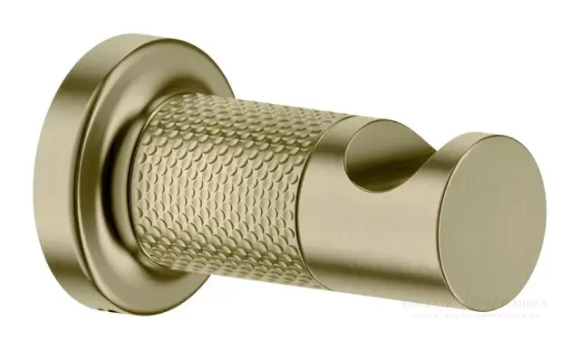 Крючок Gessi Inciso ⌀26х69 мм, настенный, цвет Brass Brushed PVD