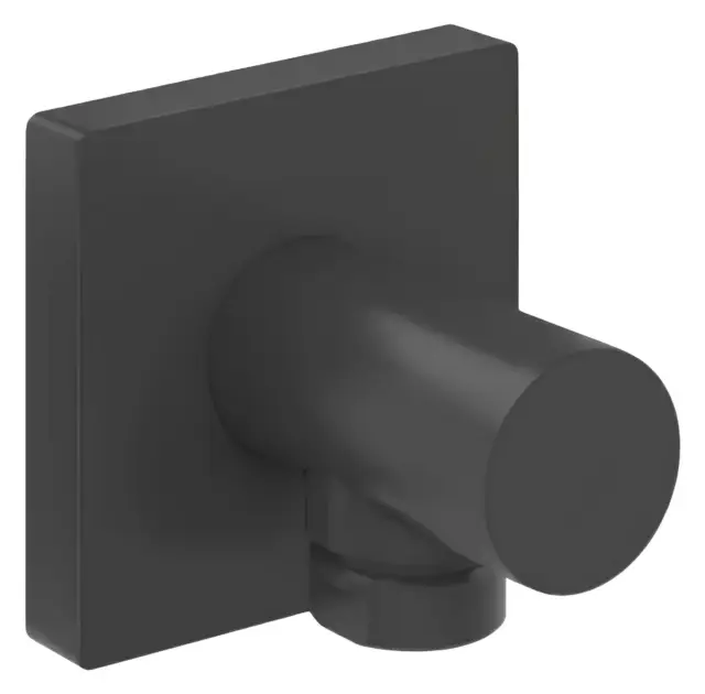 Шланговое подсоединение Gessi Rilievo, настенное, Н-60 мм, цвет Matte Black