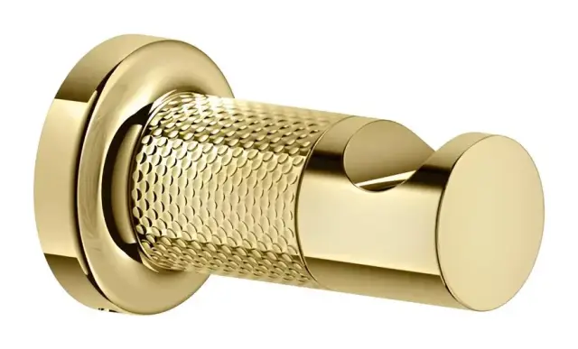Крючок Gessi Inciso, ⌀26х69 мм, настенный, цвет Gold PVD