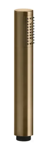 Ручная лейка Gessi Technical Accessories Ø32 мм, с защитой от известкового налёта, цвет Warm Bronze Brushed PVD