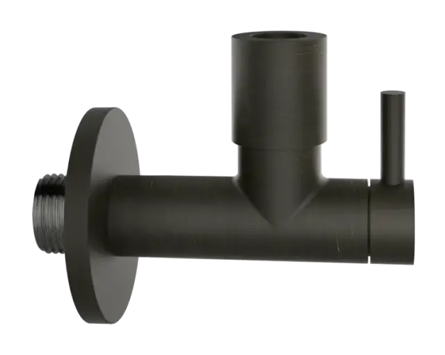Кран-фильтр под раковину Gessi Technical Accessories, с подводом воды, L-96 мм, запорный, цвет Aged Bronze