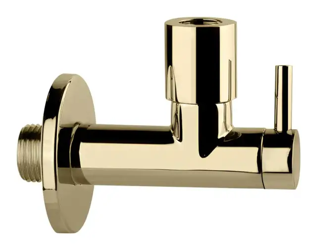Кран-фильтр под раковину Gessi Technical Accessories, с подводом воды, цвет Brushed Brass PVD