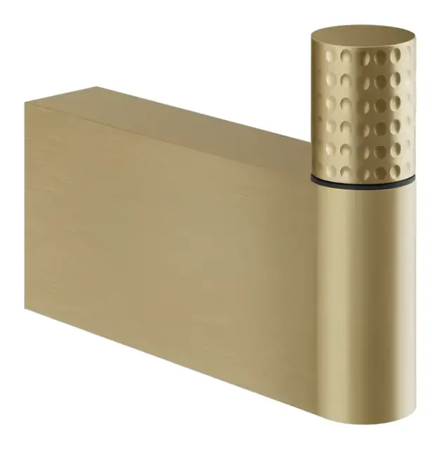 Крючок Gessi Habito Cesello, 15x75x56h мм, настенный, цвет Brushed Brass PVD