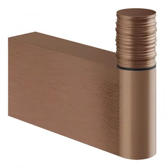 Крючок Gessi Habito Trame, настенный, одинарный, цвет Copper Brushed PVD