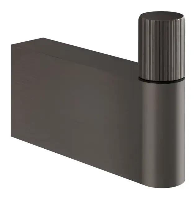 Крючок Gessi Habito Rigato, настенный, цвет Black Metal Brushed PVD