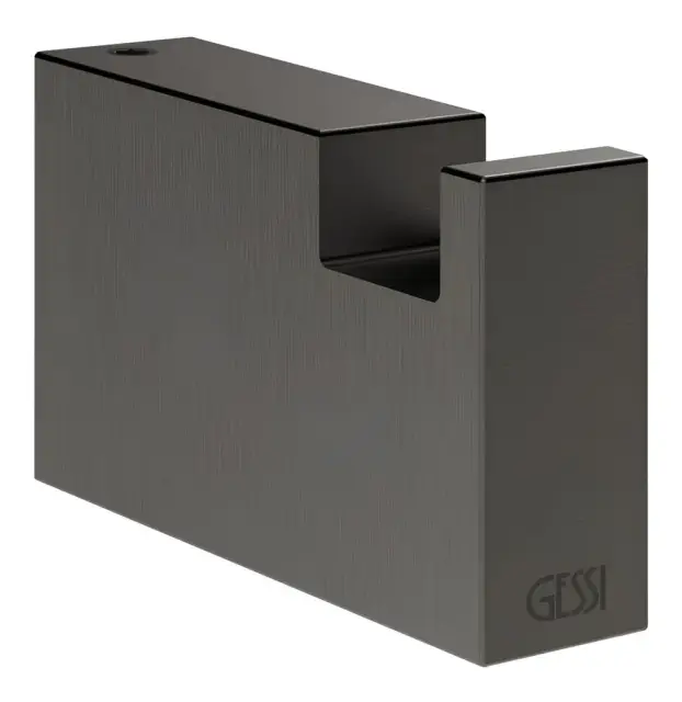 Крючок Gessi Rettangolo, настенный, цвет Black Metal Brushed PVD