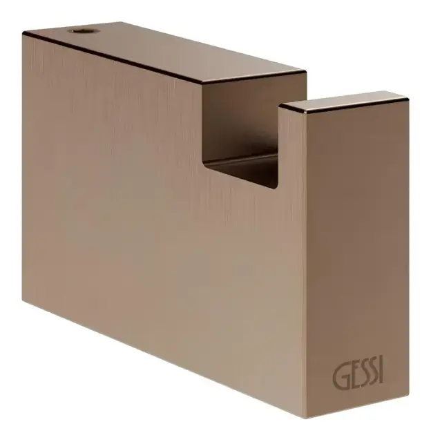 Крючок Gessi Rettangolo, настенный, цвет Copper Brushed PVD