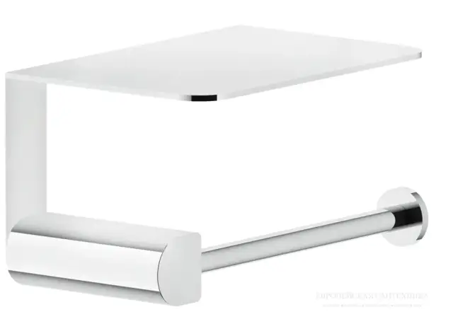 Бумагодержатель Gessi Rilievo, настенный с крышкой, цвет Chrome