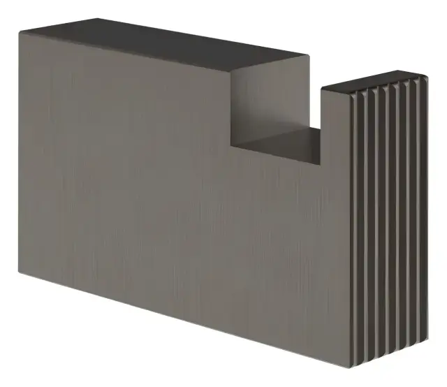 Крючок Gessi Inverso, 15x60x35h мм, настенный, цвет Black Metal Brushed PVD