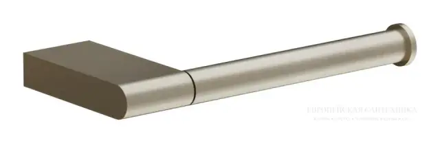 Бумагодержатель Gessi Origini, вертикальная/горизонтальная установка, цвет Finox Brushed Nickel