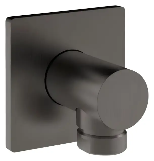 Шланговое подсоединение Gessi Inverso Bath&Shower, Н-60 мм, цвет чёрный металл шлифованный PVD