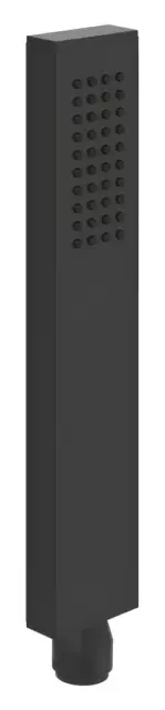 Ручная лейка Gessi Rettangolo К, с защитой от известкового налёта, цвет Matte Black