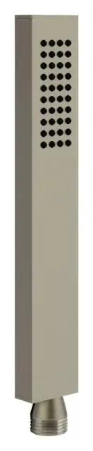 Ручная лейка Gessi Rettangolo К, с защитой от известкового налёта, цвет Finox Brushed Nickel