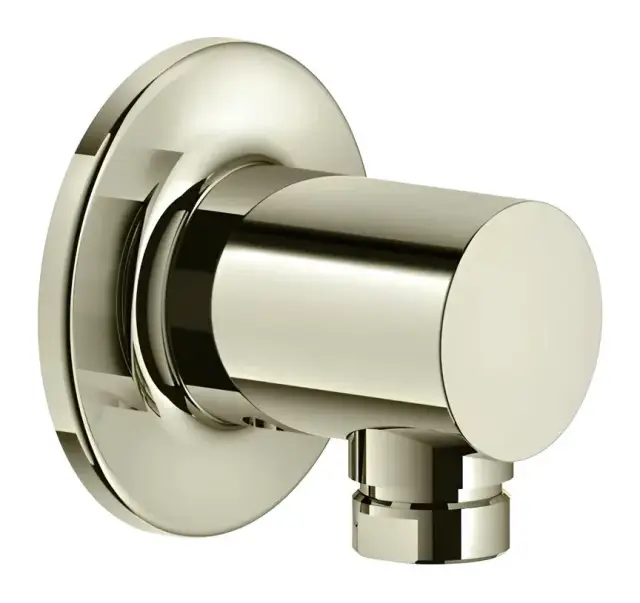 Шланговое подсоединение Gessi Inciso ⌀65 мм, настенное, цвет Nickel PVD
