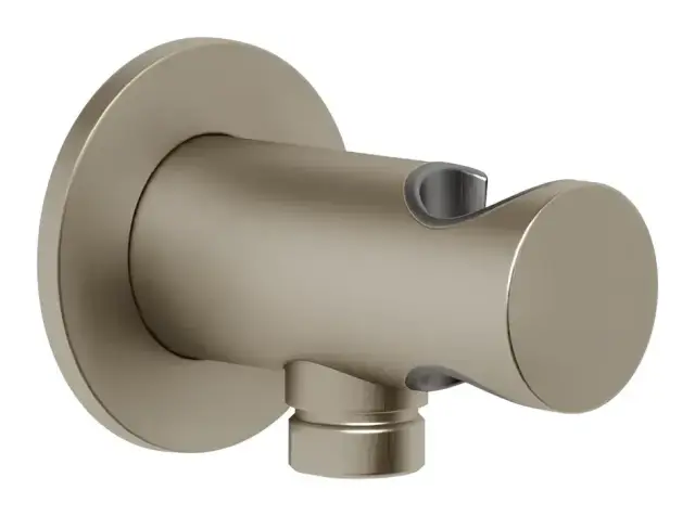 Шланговое подсоединение Gessi, с держателем лейки, цвет Finox Brushed Nickel