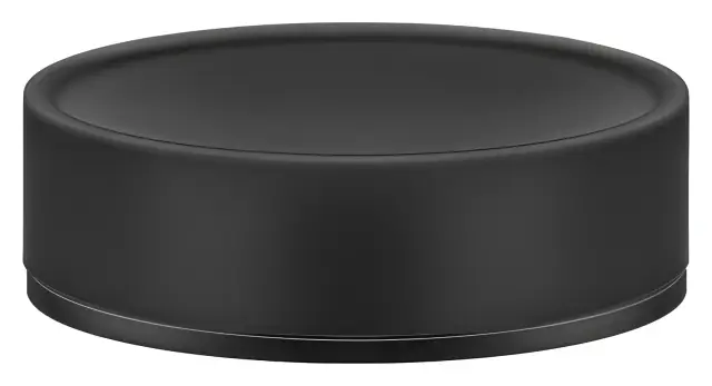 Мыльница Gessi Inciso ⌀115 мм, настольная, цвет Matte Black