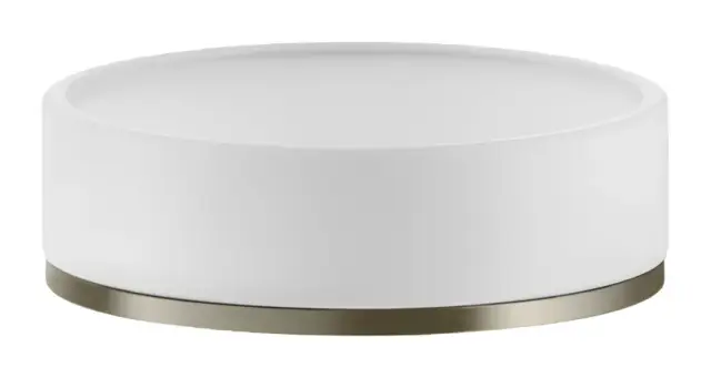 Мыльница Gessi Ventaglio Accessories, настольная, Ø115 мм, цвет Finox Brushed Nickel