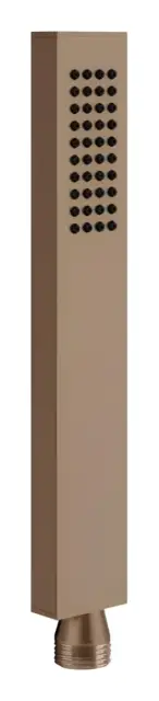 Ручная лейка Gessi Rettangolo, с защитой от известкового налёта, цвет Copper Brushed PVD