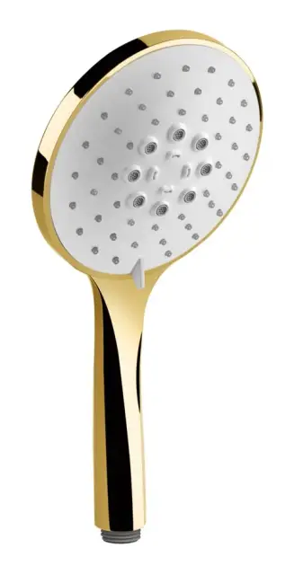 Ручная лейка Gessi Technical Аccessories Ø130 мм, с функцией массажа, цвет Gold PVD