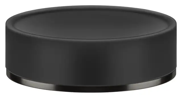 Мыльница Gessi Inciso ⌀115 мм, настольная, цвет Black Metal Brushed PVD