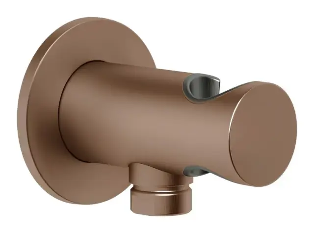 Шланговое подсоединение Gessi, с держателем лейки, цвет Copper Brushed PVD