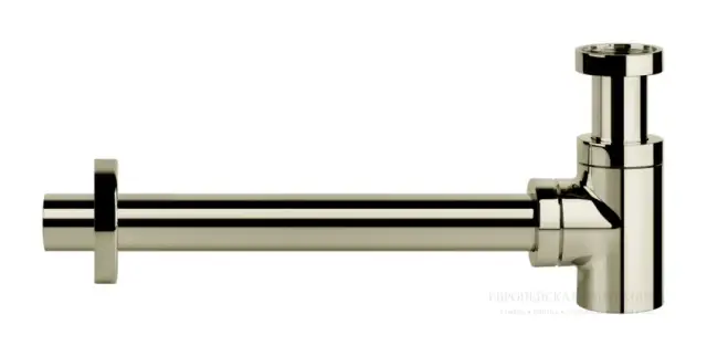 Сифон для биде Gessi Technical Accessories, округлый, цвет Finox Brushed Nickel