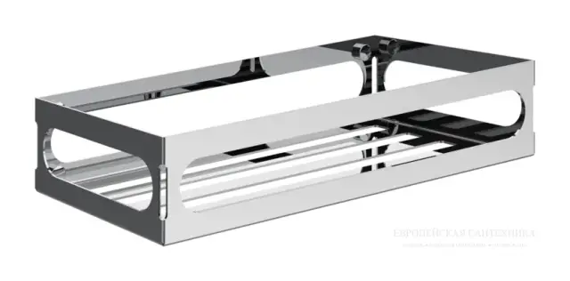 Полка Gessi Rilievo, настенная, цвет Chrome