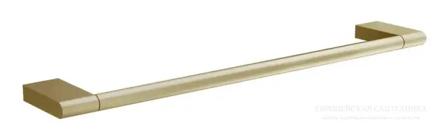 Полотенцедержатель Gessi Origin, настенный, 300 мм, цвет Brushed Brass PVD
