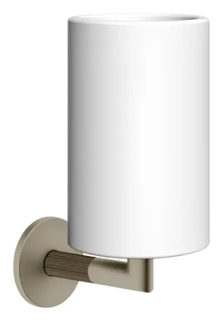 Стакан Gessi Ingranaggio, настенный, цвет White/Finox Brushed Nickel