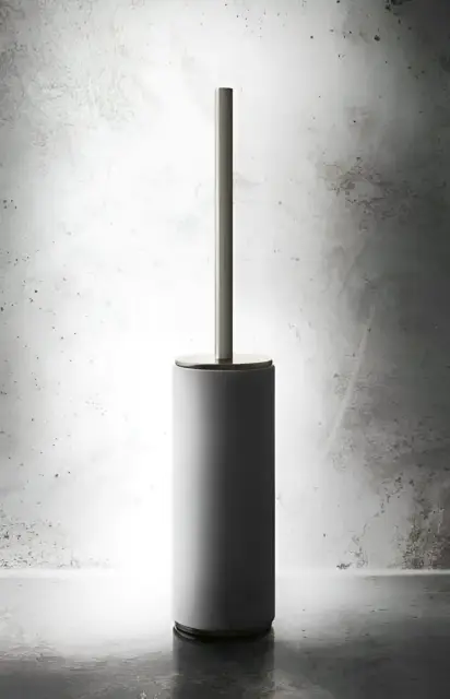 Ёршик Gessi316, напольный, цвет White/Steel Brushed