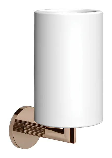 Стакан Gessi Ingranaggio, настенный, цвет White/Copper PVD