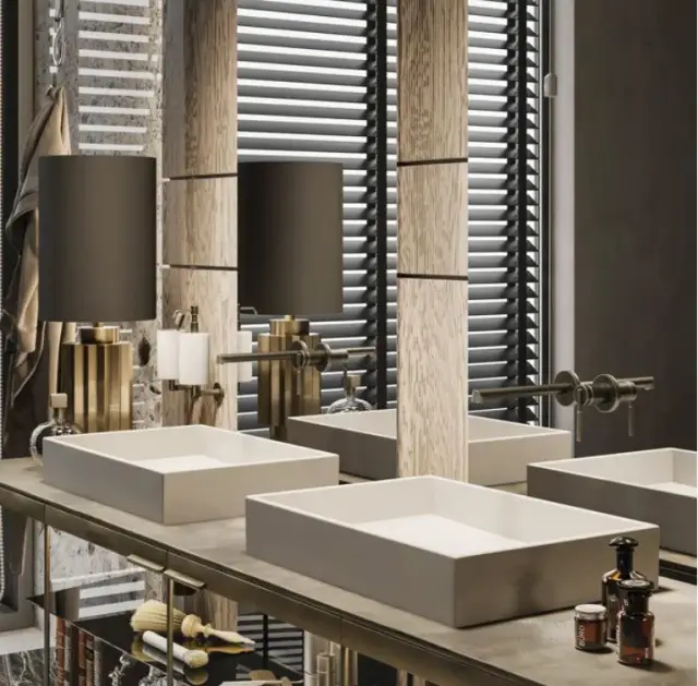 Cтакан Gessi Ingranaggio, настенный, цвет White/Brass Brushed PVD