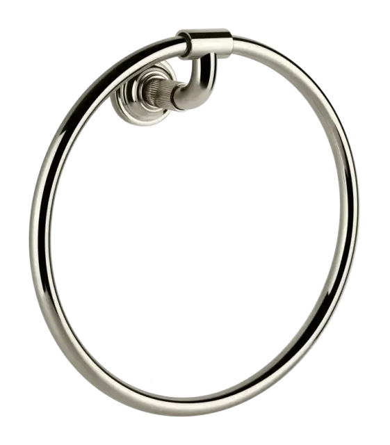 Полотенцедержатель Gessi Venti20, кольцевой, ⌀222 мм, настенный, цвет Nickel PVD