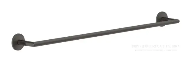 Полотенцедержатель Gessi Anello, настенный, 600 мм, цвет Black Metal Brushed PVD