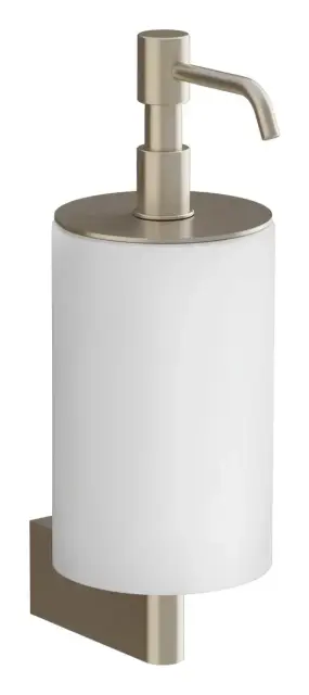 Дозатор для жидкого мыла Gessi, настенный, цвет White/Finox Brushed Nickel