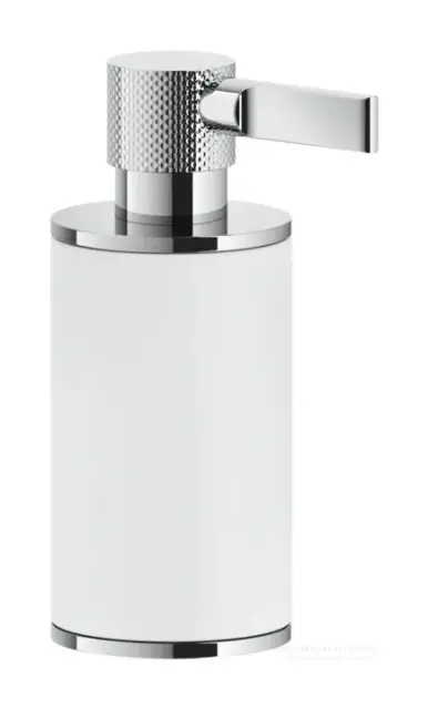 Дозатор Gessi Inciso, ø75х191 мм, настольный, цвет White/Chrome