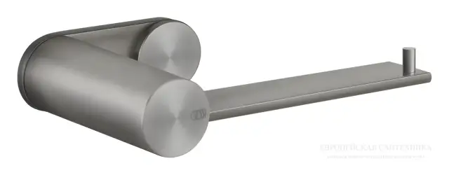 Бумагодержатель Gessi316, настенный, без крышки, цвет Steel Brushed