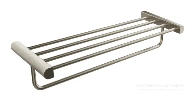 Полотенцедержатель Gessi Rilievo, настенный, 600 мм, цвет Finox Brushed Nickel