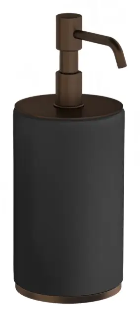 Дозатор для жидкого мыла Gessi Habito, настольный, ø75x97 мм, цвет Dark Bronze