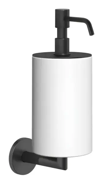 Дозатор для жидкого мыла Gessi Ingranaggio, настенный, цвет White/Matte Black