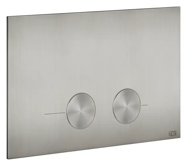 Клавиши смыва Gessi, для унитаза, к инсталляции Geberit (Geberit Sigma 8 и Geberit Sigma 12), цвет Steel Brushed
