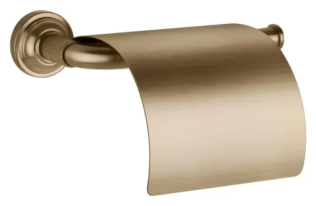 Бумагодержатель Gessi Venti20, с крышкой, цвет Warm Bronze Br. PVD
