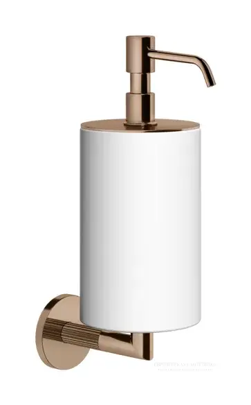 Дозатор Gessi Ingranaggio, настенный, цвет White/Copper PVD