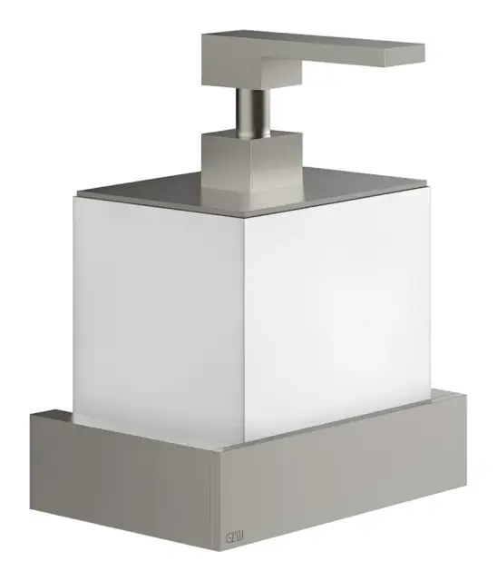 Дозатор для жидкого мыла Gessi Rettangolo, настенный, цвет Finox Brushed Nickel