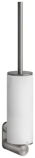 Ёршик Gessi316, настенный, Ø75хH452 мм, цвет White/Steel Brushed