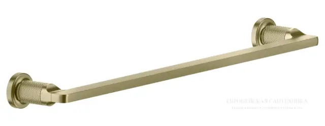 Полотенцедержатель Gessi Inciso 450 мм, настенный, цвет Brass Brushed PVD