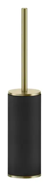 Ёршик Gessi Inciso, ⌀76х426 мм, напольный, цвет Black/Brushed Brass PVD