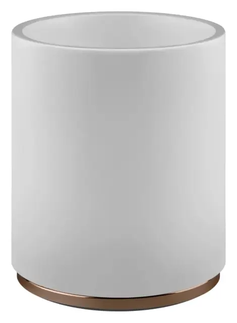 Корзина для мусора Gessi, цвет White/Copper PVD