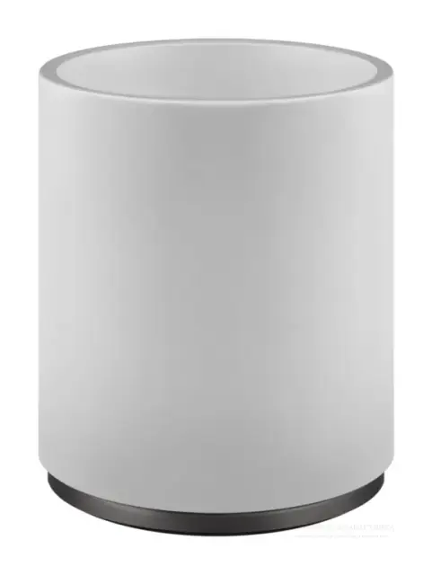 Корзина для мусора Gessi, Ø180x240h мм, цвет Black Metal Brushed PVD